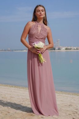 TFNC Natalia New Mauve Maxi Bridesmaid Dress