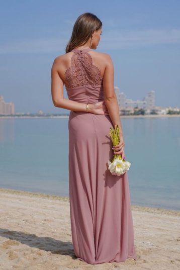 TFNC Natalia New Mauve Maxi Bridesmaid Dress