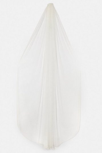 Coast Premium Plain Floor Length Veil ivory