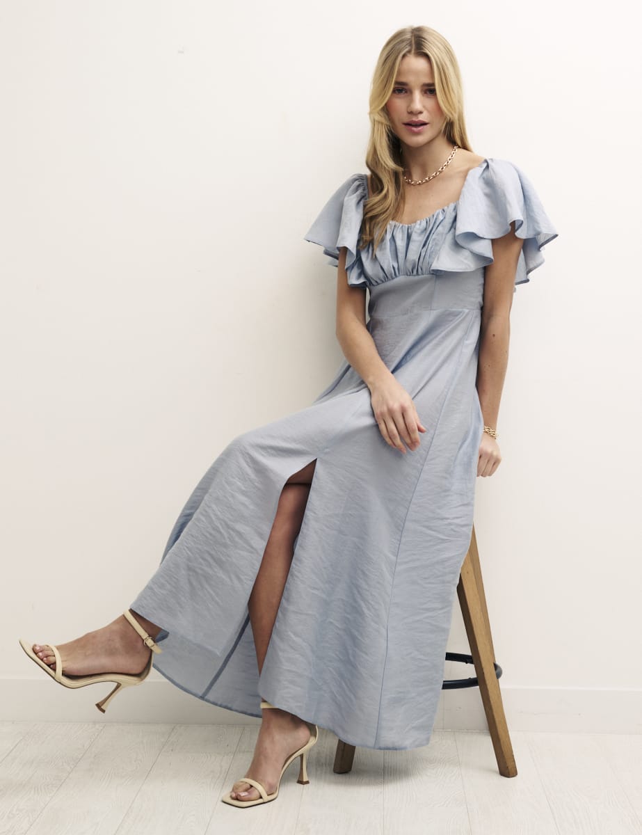 Sky Blue Dove Midi Dress TENCEL™ LYOCELL, £95.00