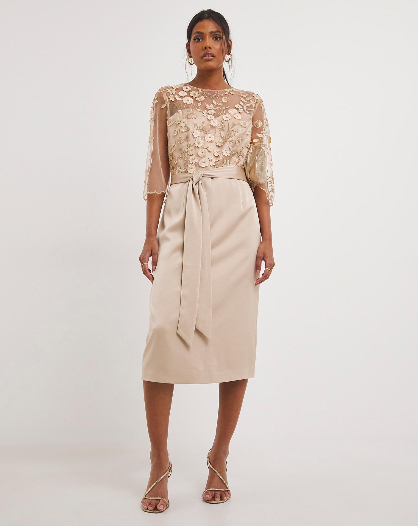 Joanna hope pleated outlet maxi skirt