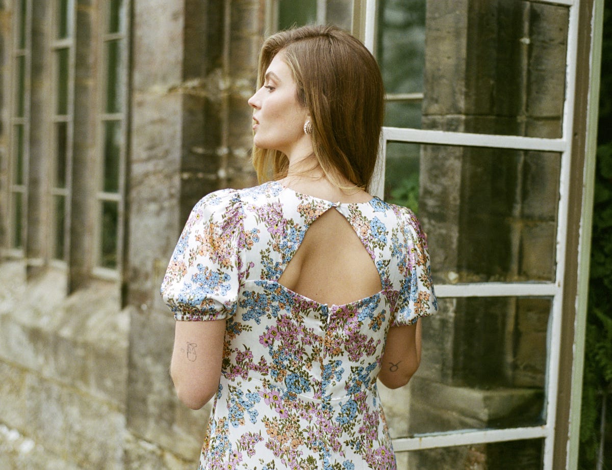 Floral Bridesmaids Jude Midaxi Dress, £89