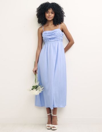 Nobody's Child Blue Bridesmaid Rue Midaxi Dress