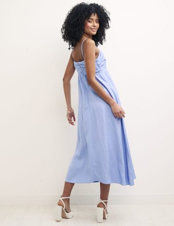 Nobody's Child Blue Bridesmaid Rue Midaxi Dress