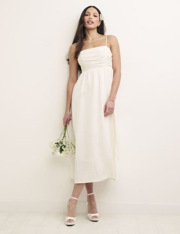 Nobody's Child Ivory Bridesmaid Rue Midaxi Dress