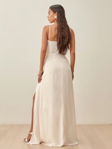 Reformation Ingrid Maxi Dress Ivory