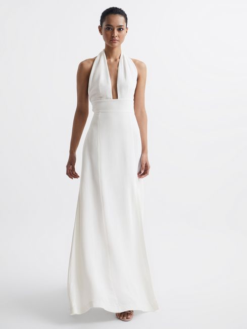 White cape clearance maxi dress