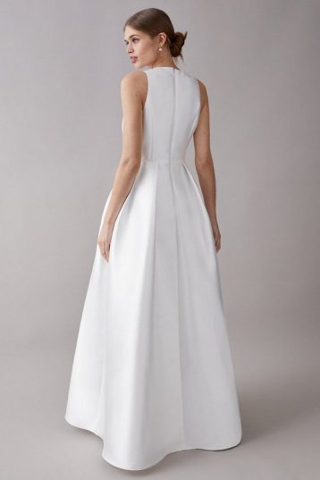 Coast Halter Neck Mini Bow Wedding Maxi Dress With Pockets