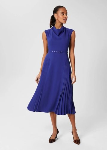 Hobbs Sierra dress Cobalt Blue