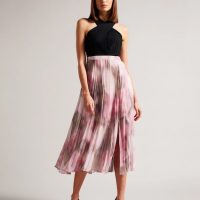 Ted baker sale babylon pleated dress