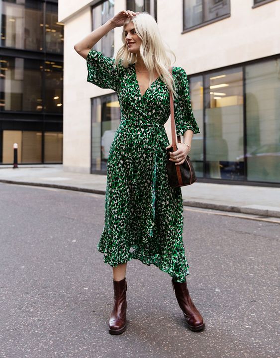 Lime green leopard print dress sale