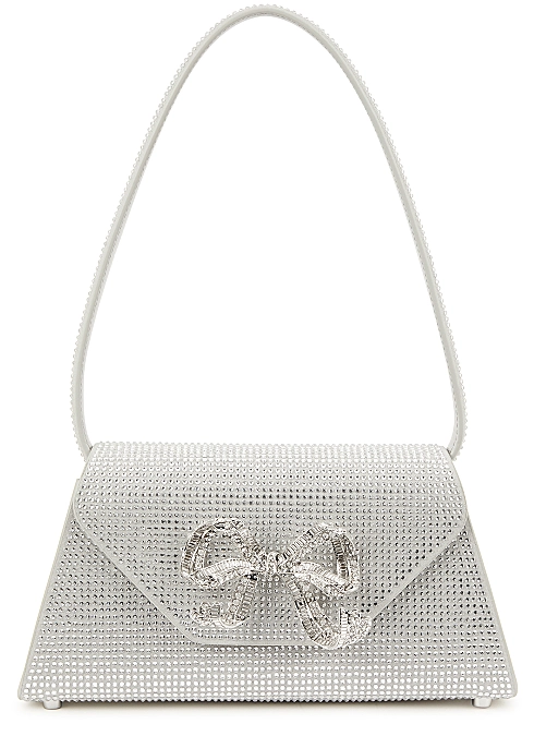 SELF-PORTRAIT The Bow mini embellished shoulder bag