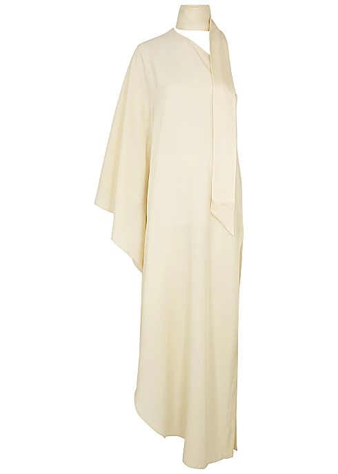 TALLER MARMO Bolkan one-shoulder gown