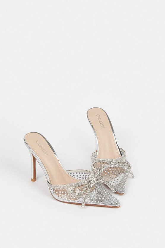 Diamante Bow Detail Heel