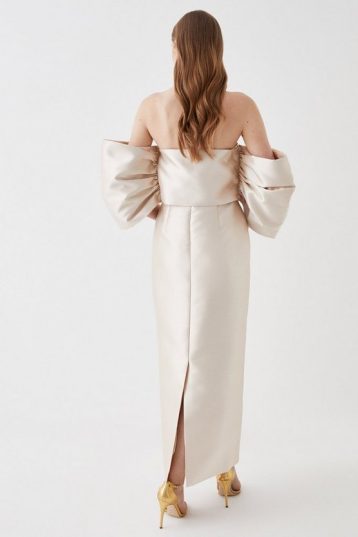 Coast Detachable Shrug Multiway Twill Bridesmaids Dress