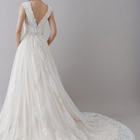 Coast Pearl Embellished Lace Bardot Sweetheart Wedding Dress