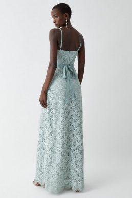 Hobbs alexis maxi top dress mint