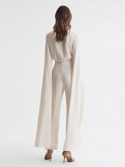 Jumpsuit 2025 cape sleeves