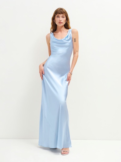 Reformation light 2024 blue dress