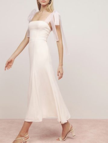 Reformation Kairo Dress Ivory