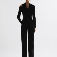 Reiss chocolate jumpsuit on sale