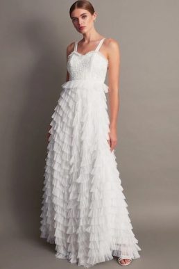 Florence embellished hotsell bridal maxi dress