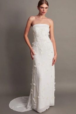 Monsoon Eve embellished bridal dress ivory