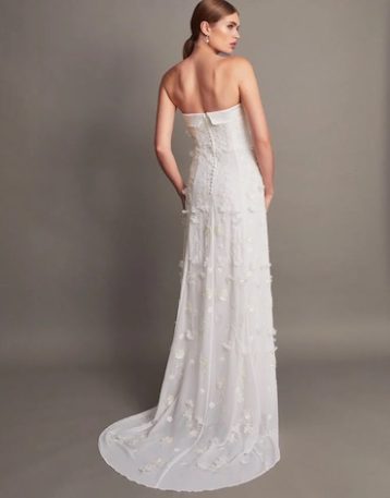 Monsoon Eve embellished bridal dress ivory