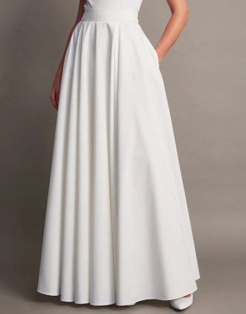 Monsoon Isla bridal skirt ivory