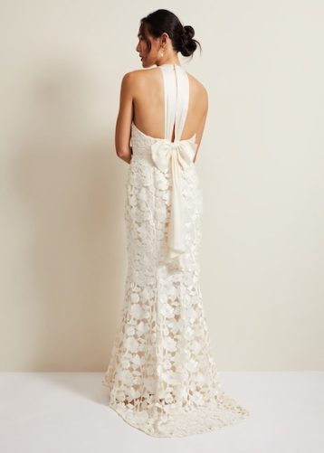 Phase Eight Olivia Bridal Lace Maxi Dress Ivory