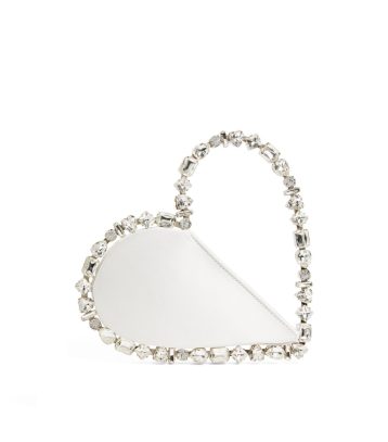 L'ALINGI Embellished Taliya Love Clutch Bag Ivory