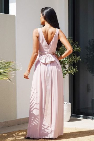 TFNC Kily Pale Mauve Maxi Dress