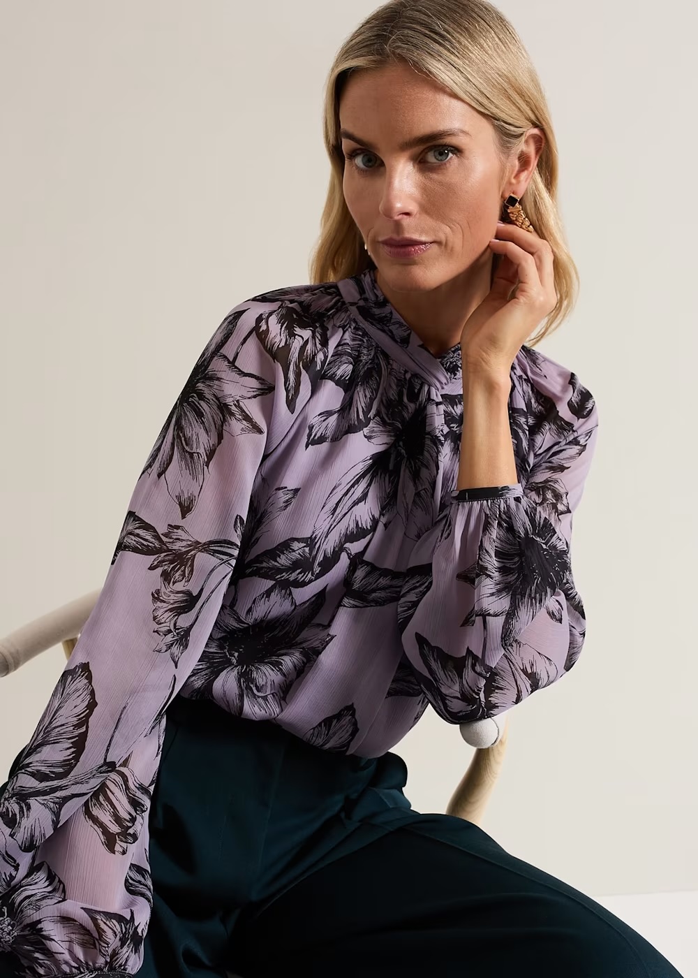 Aretta Floral Print Blouse £79