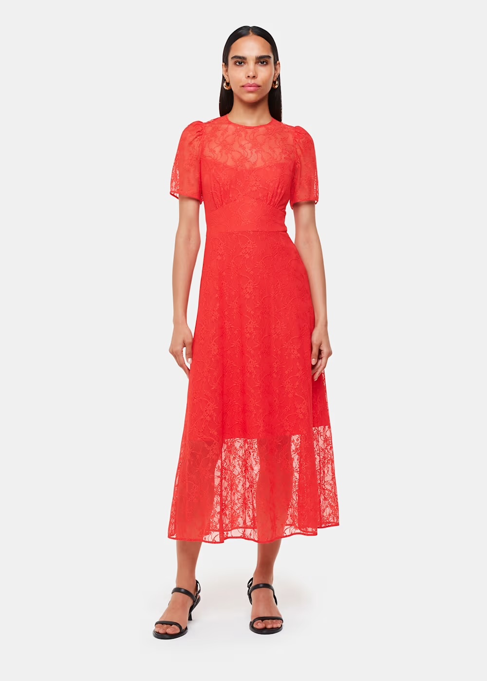 Fay Lace Midi Dress £199