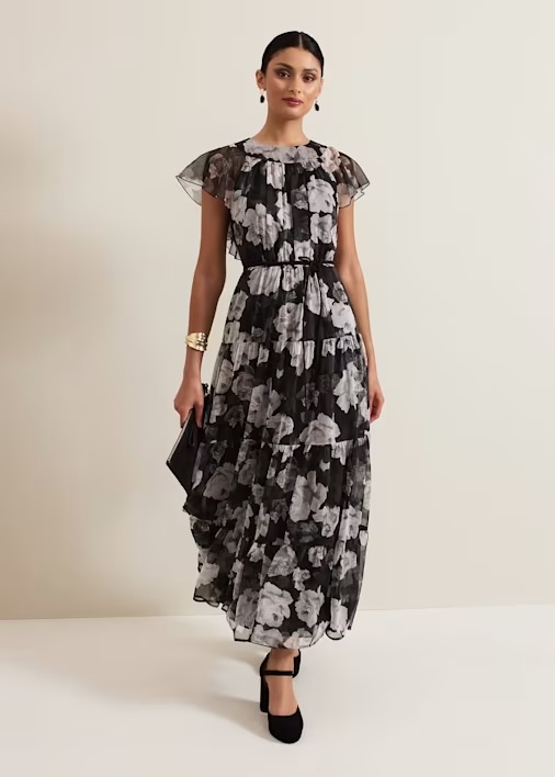 Jordine Floral Print Midaxi Dress £159