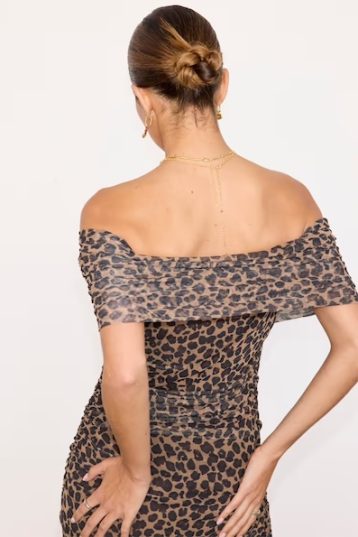 Never Fully Dressed Leopard Diaz Dress