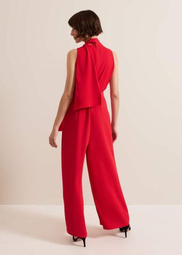 Phase Eight Elika Red Jumpsuit Red