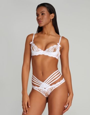 Agent Provocateur Plunge Underwired Bra White