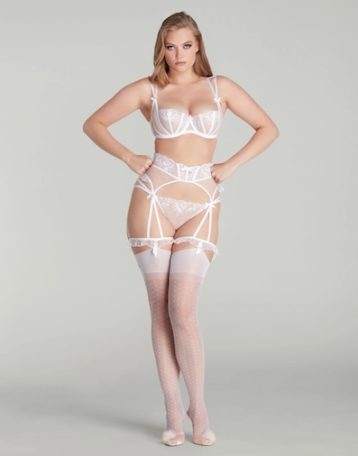 Agent Provocateur Rosia Suspender White