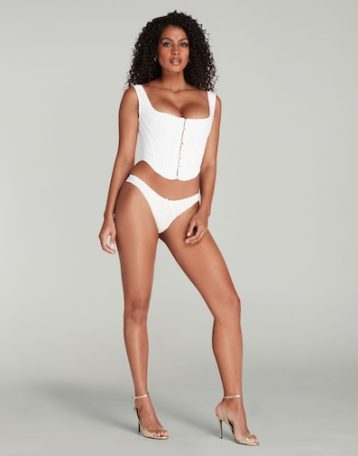 Agent Provocateur Zena Corset Top White