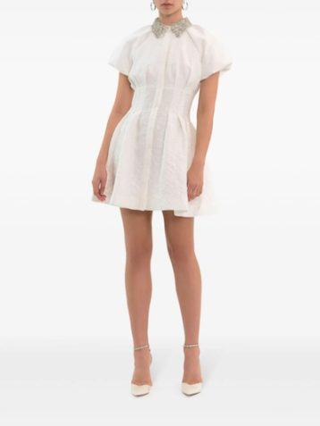 Rebecca Vallance Esther mini dress Ivory