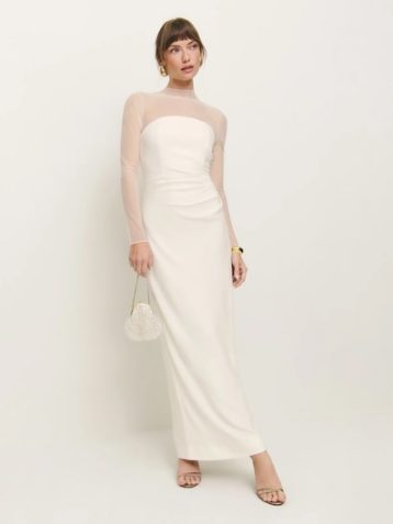 Reformation Adalia Dress Ivory