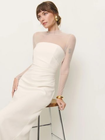 Reformation Adalia Dress Ivory