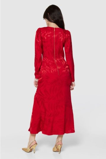 Closet London Red A-line Dress