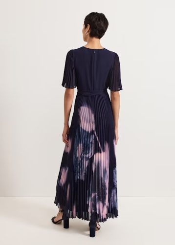 Phase Eight Abigail Maxi Dress Navy Multi