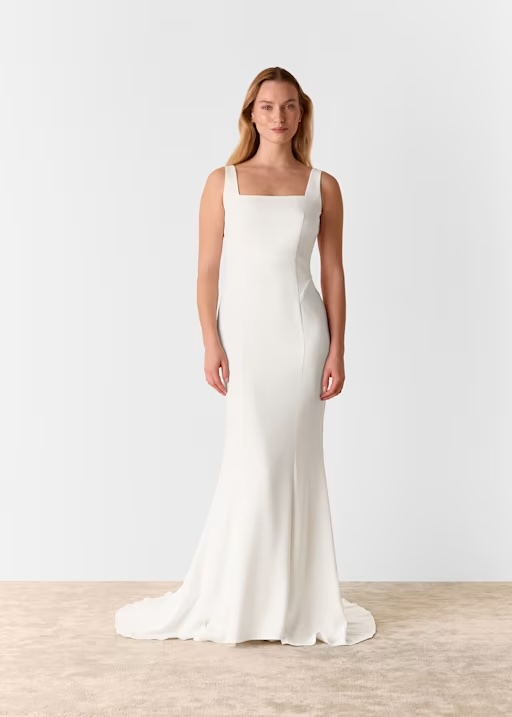 wear with Ivory Mia Square Neck Wedding Dress