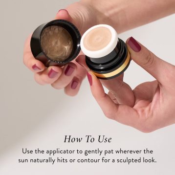 LAURA GELLER Baked to Go Balance-n-Brighten Colour Correcting Powder Foundation (Fair) Travel Size Buildable Light to Medium Coverage Baked Foundation, Demi-Matte Finish - Image 7