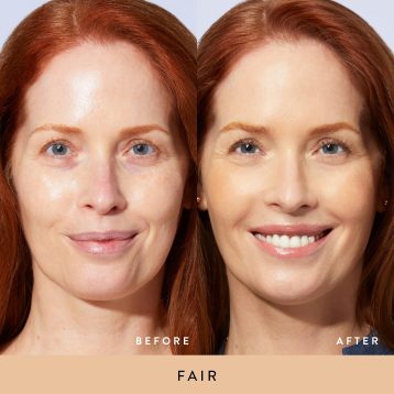LAURA GELLER Baked to Go Balance-n-Brighten Colour Correcting Powder Foundation (Fair) Travel Size Buildable Light to Medium Coverage Baked Foundation, Demi-Matte Finish - Image 8